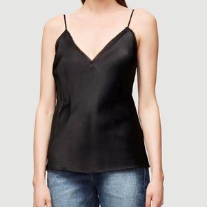 Frame Black Silk Tank Top